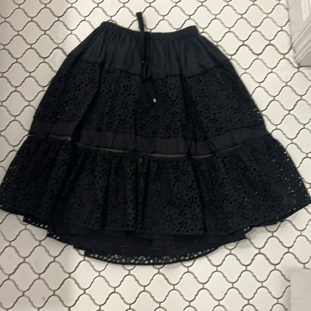 Fendi high low skirt